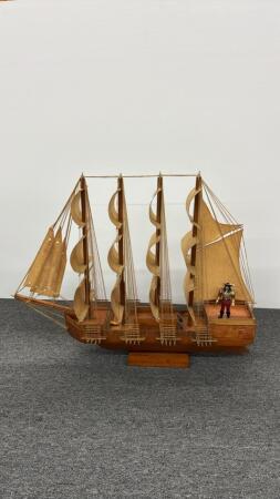WOODEN SAILBOAT
