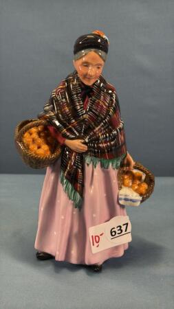 ROYAL DOULTON "THE ORANGE LADY"