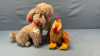 1970s Wind-Up Musical Poodle & Randy the Rooster