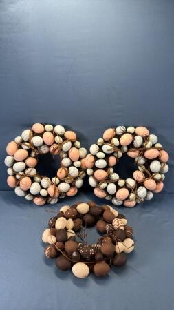 (3) EASTER WREATHS