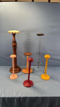 (6) HAT STANDS