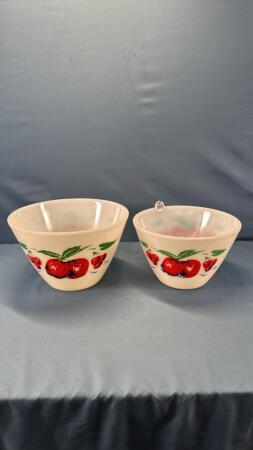 (2) FIRE KING BOWLS
