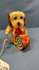 Wind-Up Puppy Drummer -5in High -Works - 3