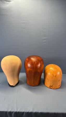 (3) HAT STANDS