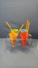 (2) ACRYLIC ICE CREAM CONE STANDS - 2
