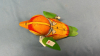 Wind-Up Tin Bird by T.P.S. -3.5in High -Works - 6