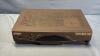 BOX OF TV COMPONETS, CORDS AND REMOTES - 6