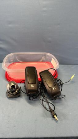 COMPUTER SPEAKERS & CAMERA