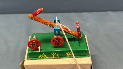 Tiny Tin Teeter Totter -3in Long