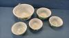 (5) MATCHING MIXING BOWLS - 3