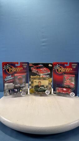 (3) 1/64 NASCAR RACE CARS