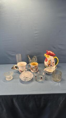 ASSORTED GLASSWARE & CHINA LOT
