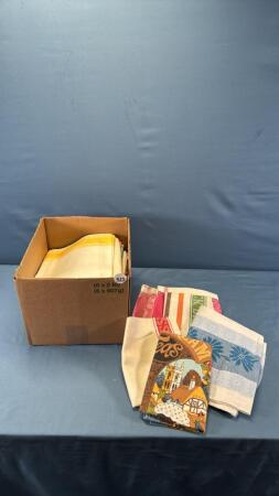 QUANTITY OF LINEN DISH TOWELS