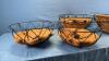 (4) WIRE HANGING BASKETS - 2