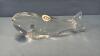 CLEAR GLASS WHALE - 2