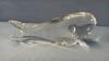 CLEAR GLASS WHALE - 3