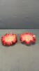 PAIR OF CASED FLUTED BOWLS