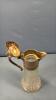 SYRUP JUG WITH SILVER PLATE TWIST OFF LID - 4