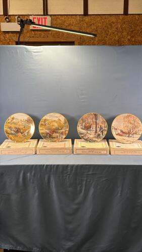 (4) PETER SNYDER PLATES