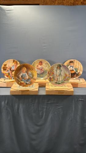 (5) COLLECTOR PLATES FROM JOHN MCCLELLAND