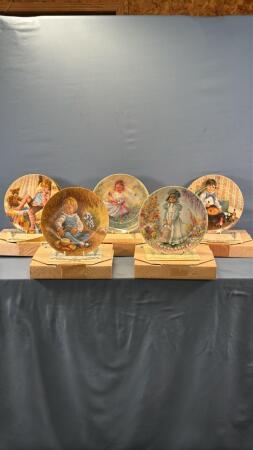 (5) COLLECTOR PLATES FROM JOHN MCCLELLAND