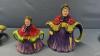 (3) LITTLE OLD LADY TEA POTS - 6