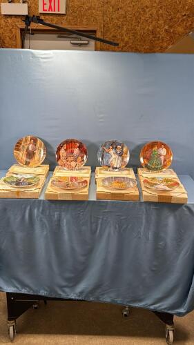 1 THROUGH 8 GONE WITH THE WIND COLLECTOR PLATES