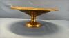 SHALLOW DISH MOUNTED ON BRASS BASE - 2
