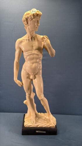 A. SANTINI SCULPTURE SIGNED