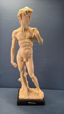 A. SANTINI SCULPTURE SIGNED