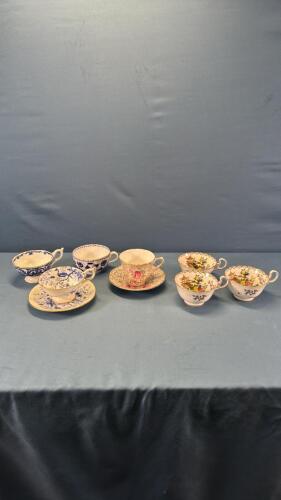 ASSORTED CUPS & SAUCERS LOT
