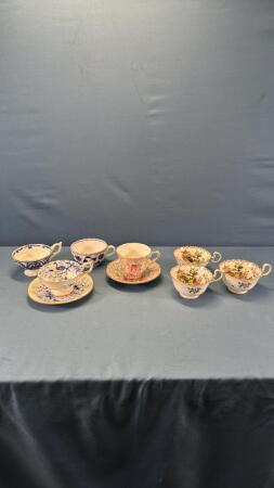 ASSORTED CUPS & SAUCERS LOT