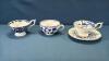 ASSORTED CUPS & SAUCERS LOT - 9