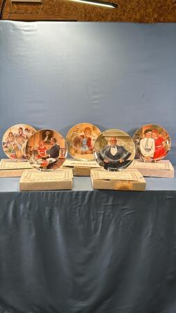 (5)1 THROUGH 5 ISSUES ANNIE COLLECTOR PLATE SERIES