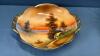 NIPPON HAND PAINTED BOWL &2 DISHES - 3