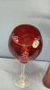 (1) RUBY RED CANDLE HOLDER & VASE - 3