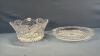 DIVIDED PLATE & CRYSTAL BOWL - 2