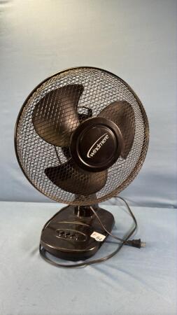12IN WINDEMERE BLACK OSCILATING FAN