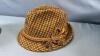 HAT BOX WITH (2) GENTLEMENS HATS - 7