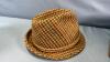 HAT BOX WITH (2) GENTLEMENS HATS - 8
