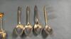 12IN SERVING PLATE W/APPROX. 27 COLLECTOR SPOONS - 8