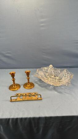 RECTANGULAR GLASS SERVING BOWL