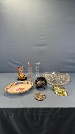 ASSORTED GLASSWARE & CHINA LOT