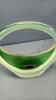 MURANO OPALINE ART GLASS BASKET VASE - 4