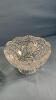 10.5IN GLASS SALAD BOWL WITH 2 SMALL CRYSTAL BOWLS - 4