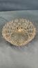 10.5IN GLASS SALAD BOWL WITH 2 SMALL CRYSTAL BOWLS - 5