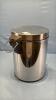 STAINLESS GARBAGE CAN WITH FOOT PEDAL - 4