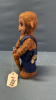 Wind-Up Plastic Jack Hammering Bear -7in High -Works - 2