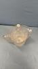 CLEAR PRESSED GLASS PITCHER - 5