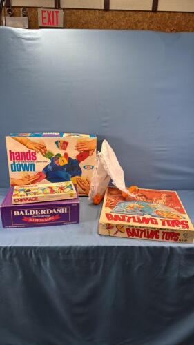 (4) BOARD GAMES & MARY POPPINS LIKE HAT